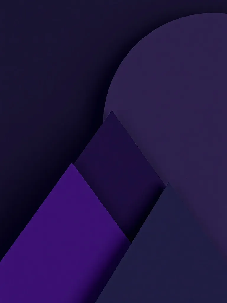 Abstract geometric shapes representing growth and layers, da